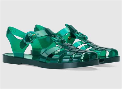 gucci sandale plastique|gucci sandals original.